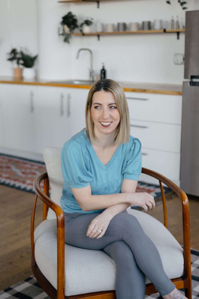 Portrait of JoLynn, owner of Designs by Mecca