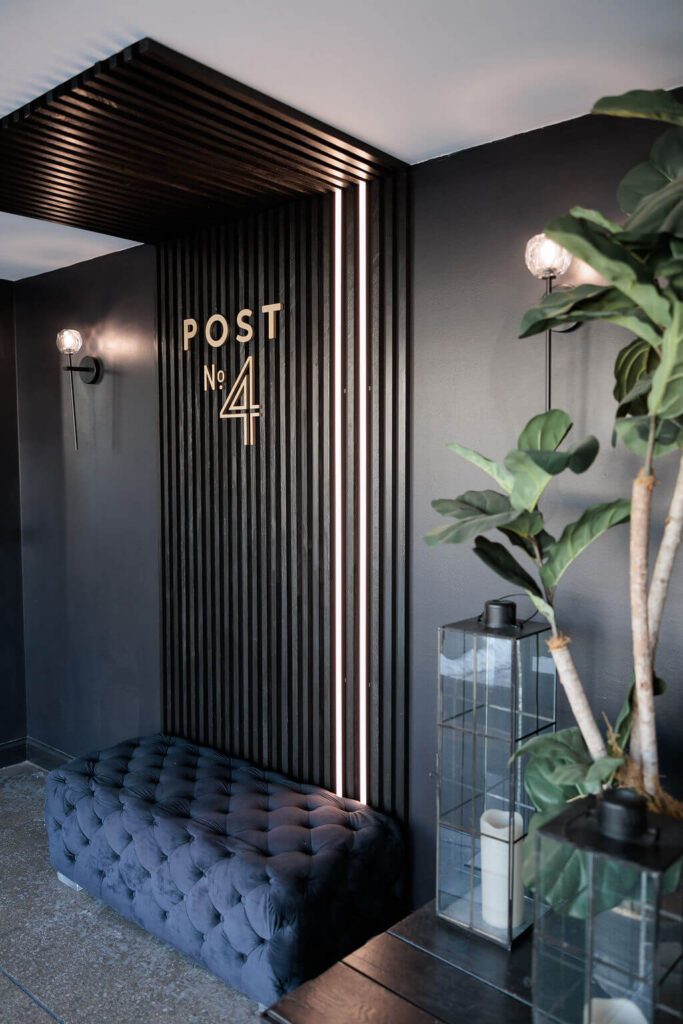 Entrance to Post 4 North 4th Corridor, Ohio wedding venue