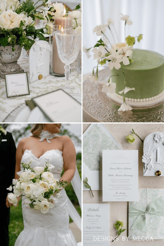 Wedding day details from a spring wedding at The Montage Indianapolis